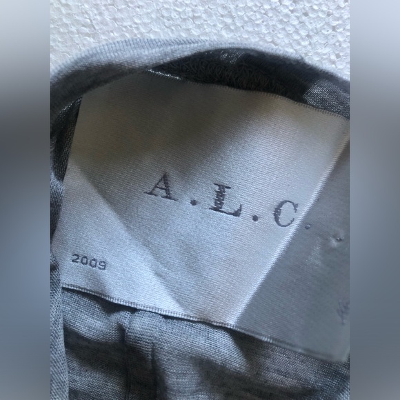 ALC Draped Jersey T-Shirt Dress (circa 2009) - Picture 4 of 6
